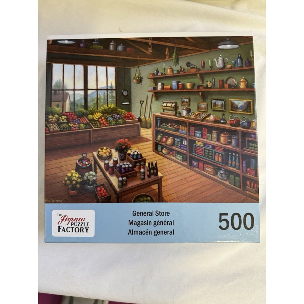 The Jigsaw Puzzle Factory jigsaw puzzle;  General Store;  500 pieces New Sealed